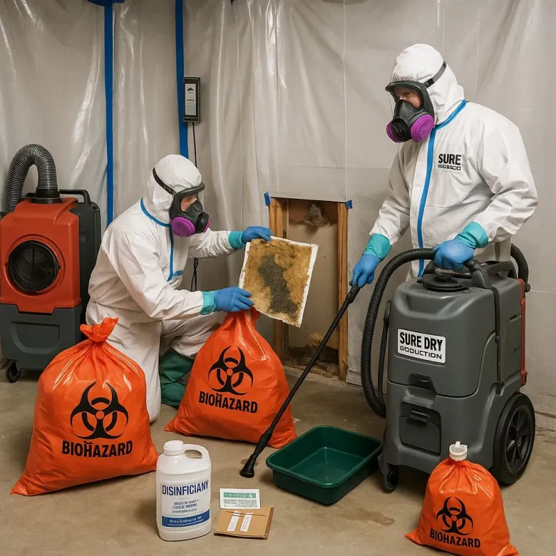 Contaminated Water Handling Protocols process in Martindale, TX