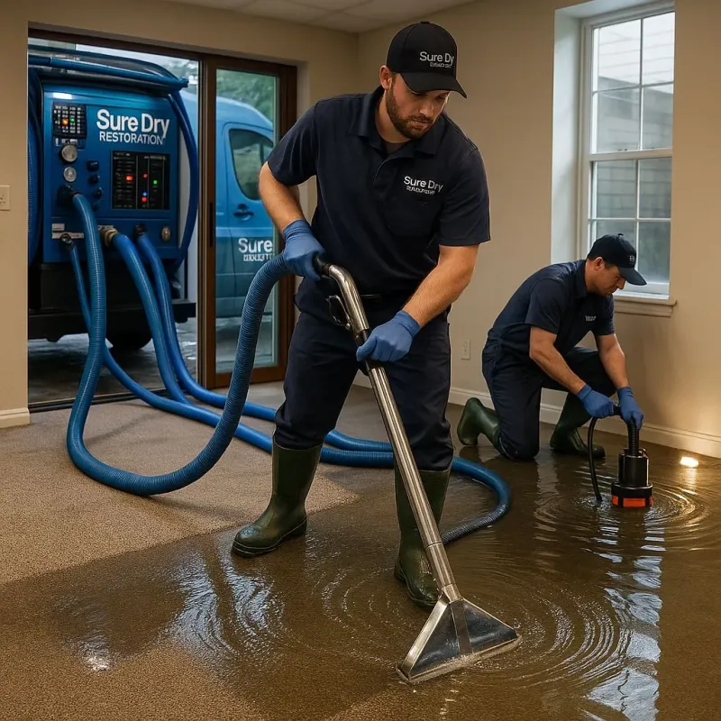 Water Extraction and Removal process in Martindale, TX